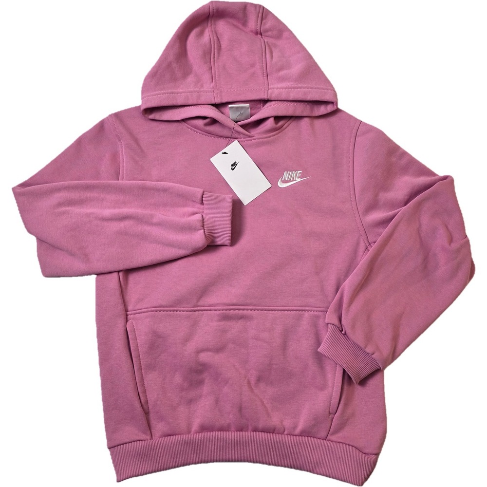 NWT Nike Youth Hoodie Size L Pink with pocket